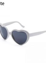 White heart sunglasses