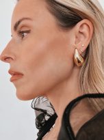 Bottega earrings gold