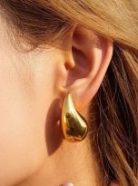 Bottega earrings gold