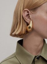 Bottega earrings gold