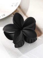 Matte Plumeria Clip Black