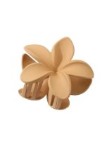 Matte Plumeria Clip Champagne