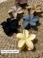 Matte Plumeria Clips Real Pic