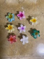 Mini Plumeria Clips